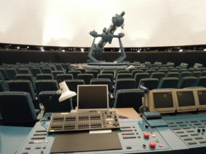 Planetarium interior and Control Panel
