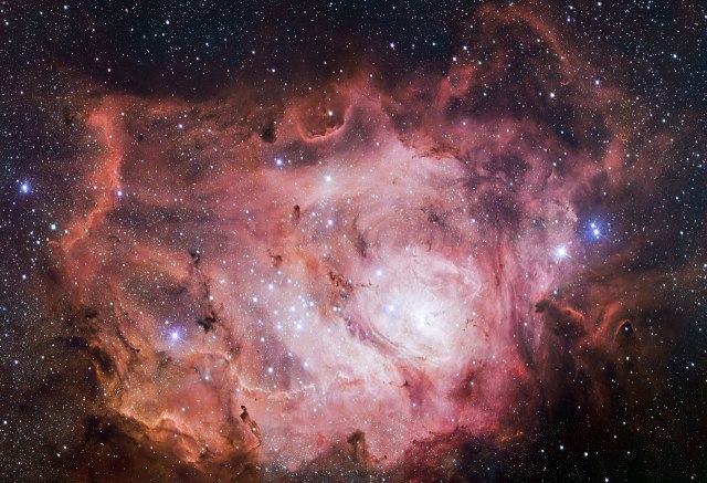 The Lagoon Nebula, as seen by the ESO Very Large Telescope (VLT). Credit: ESO