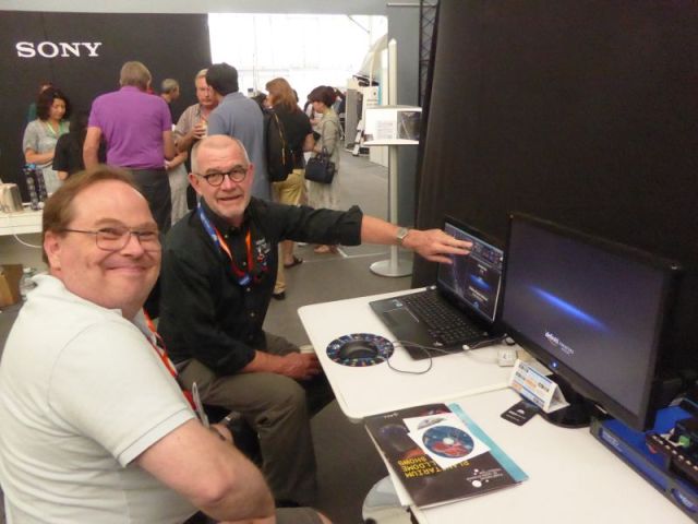 Jack White demonstrating 'Dark Matter' the latest version of Digital Sky with a brand new GUI