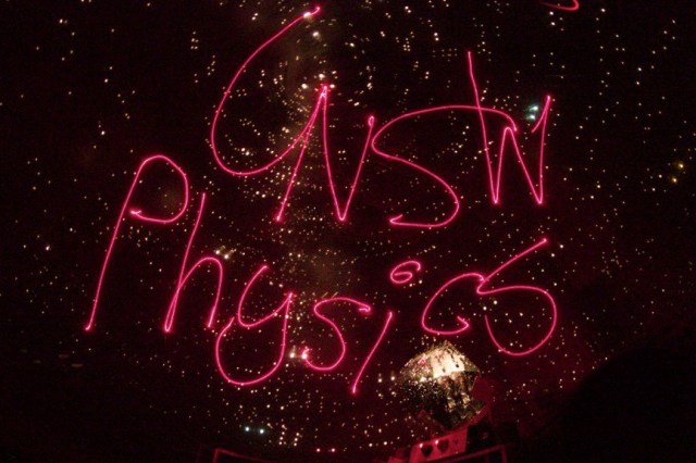  Having some fun with a laser pointer. (Photo Credit: Shane Hengst) 