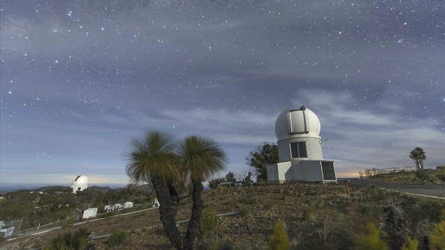 SkyMapper, an automated telescope in northern New South Wales, is building a vast new catalogue of stars and galaxies that are millions of times fainter than the eye can see. Credit: Melbourne Planetarium/Alex Cherney